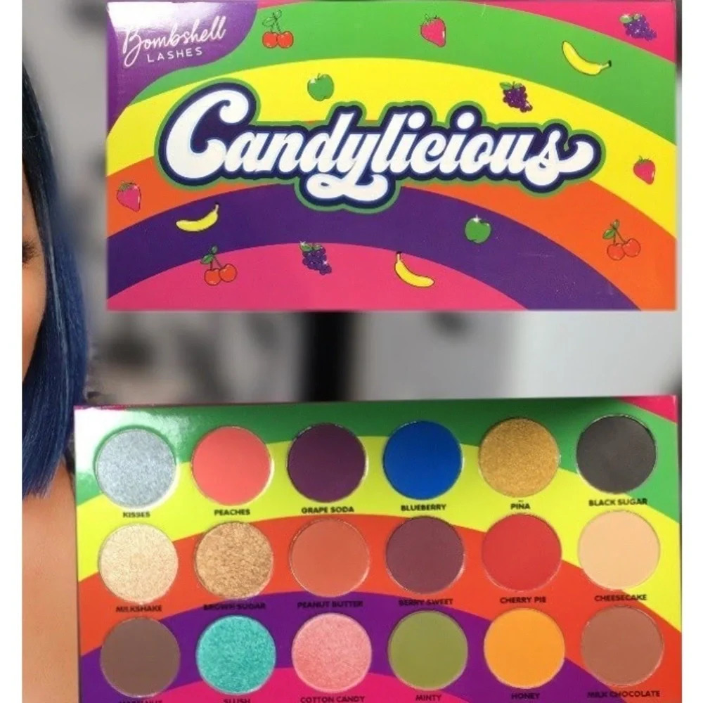 Candylicious Palette - Eyeshadow Palette - Bombshell Cosmetica